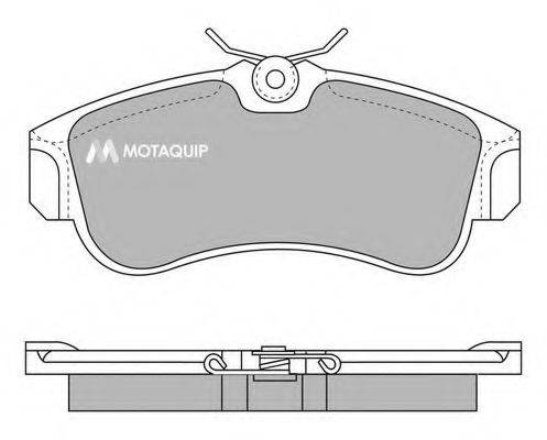 MOTAQUIP LVXL597 Комплект гальмівних колодок, дискове гальмо