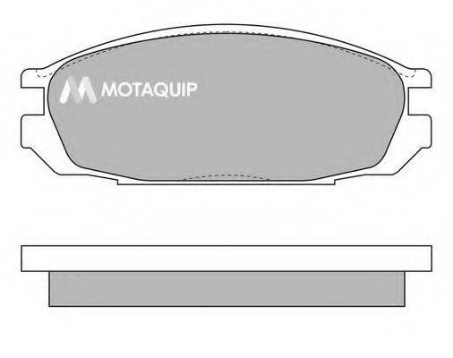 MOTAQUIP LVXL800 Комплект гальмівних колодок, дискове гальмо