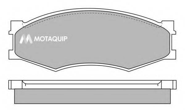 MOTAQUIP LVXL900 Комплект гальмівних колодок, дискове гальмо