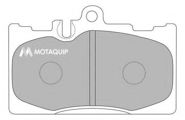 MOTAQUIP LVXL1205 Комплект гальмівних колодок, дискове гальмо