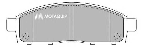 MOTAQUIP LVXL1336 Комплект гальмівних колодок, дискове гальмо