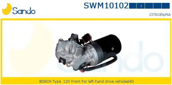 SANDO SWM101021 Двигун склоочисника