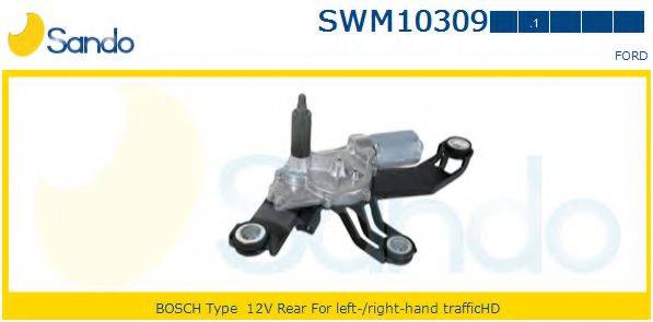 SANDO SWM103091 Двигун склоочисника
