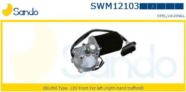 SANDO SWM121031 Двигун склоочисника