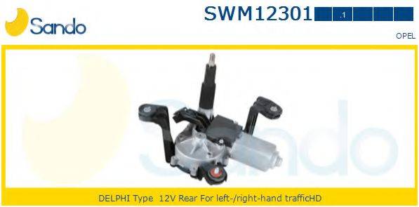 SANDO SWM123011 Двигун склоочисника