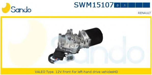 SANDO SWM151071 Двигун склоочисника