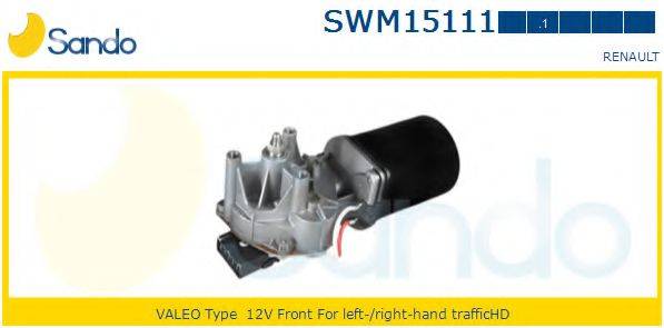 SANDO SWM151111 Двигун склоочисника