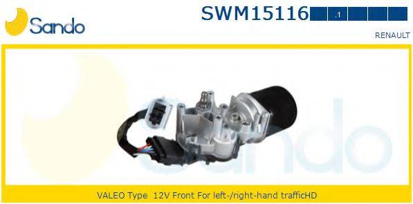 SANDO SWM151161 Двигун склоочисника
