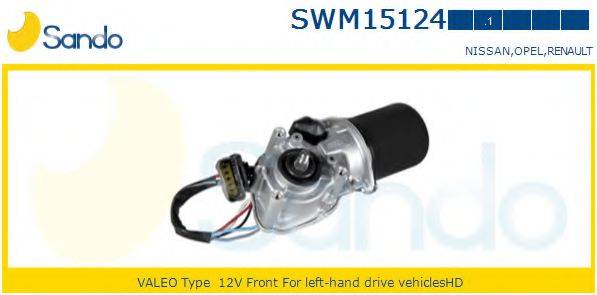 SANDO SWM151241 Двигун склоочисника