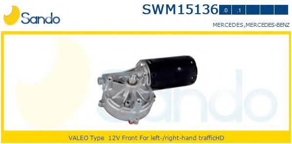 SANDO SWM151360 Двигун склоочисника