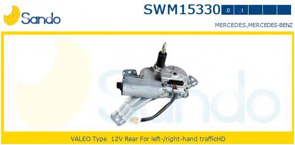 SANDO SWM153301 Двигун склоочисника