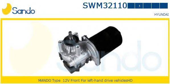 SANDO SWM321101 Двигун склоочисника