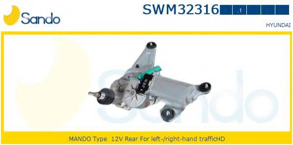 SANDO SWM323161 Двигун склоочисника