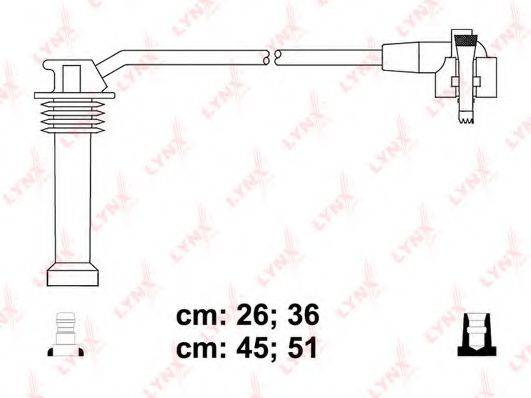 LYNXAUTO SPC3006 Комплект дротів запалювання