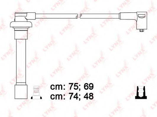 LYNXAUTO SPC3407 Комплект дротів запалювання