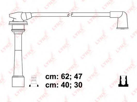 LYNXAUTO SPC3608 Комплект дротів запалювання