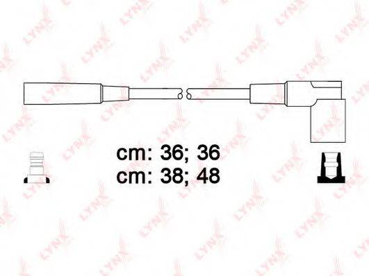 LYNXAUTO SPC4615 Комплект дротів запалювання