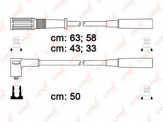 LYNXAUTO SPC4802 Комплект дротів запалювання