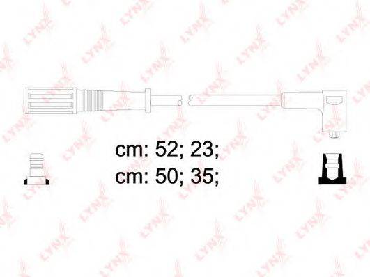 LYNXAUTO SPC4804 Комплект дротів запалювання