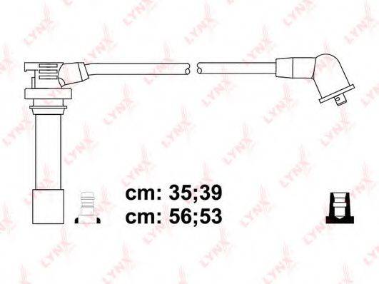 LYNXAUTO SPC5117 Комплект дротів запалювання