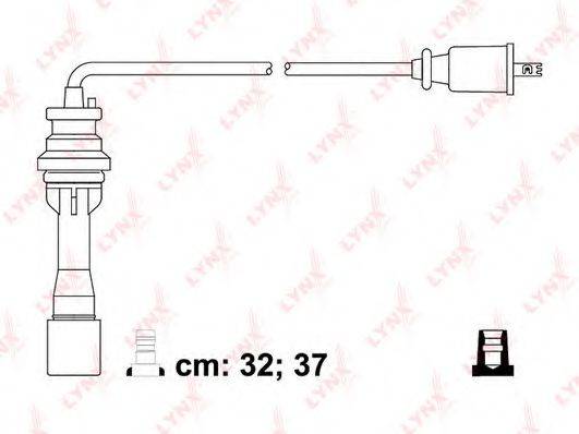 LYNXAUTO SPC5124 Комплект дротів запалювання