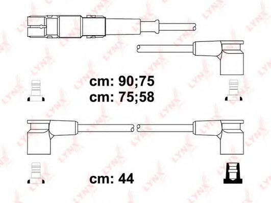 LYNXAUTO SPC5306 Комплект дротів запалювання