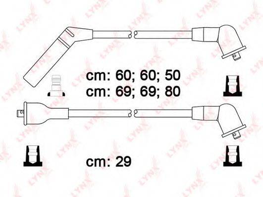 LYNXAUTO SPC5503 Комплект дротів запалювання