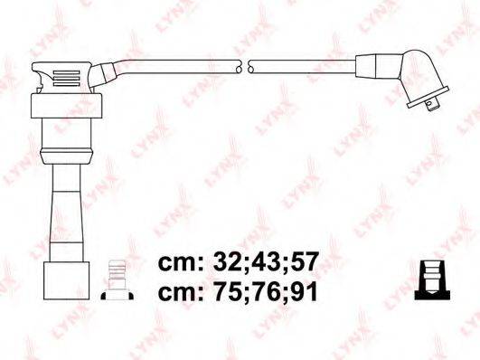 LYNXAUTO SPC5505 Комплект дротів запалювання