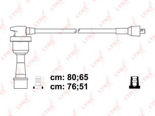 LYNXAUTO SPC5512 Комплект дротів запалювання