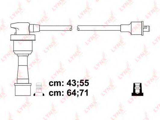 LYNXAUTO SPC5515 Комплект дротів запалювання