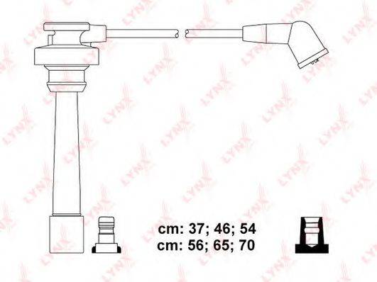 LYNXAUTO SPC5529 Комплект дротів запалювання