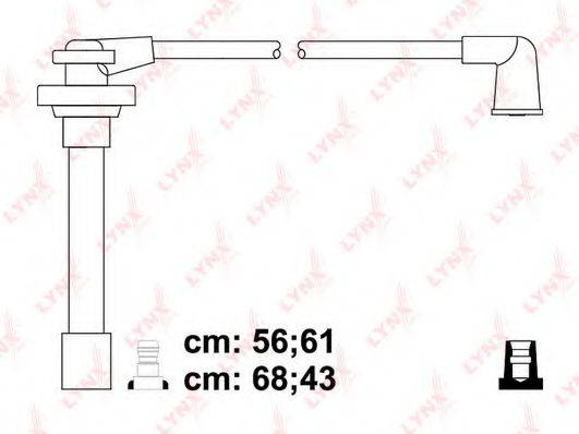 LYNXAUTO SPC5727 Комплект дротів запалювання