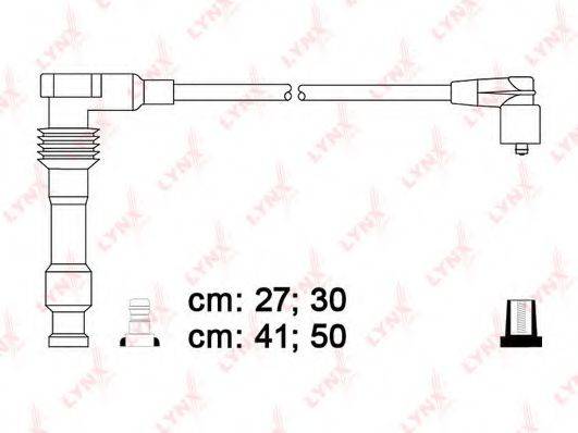 LYNXAUTO SPC5916 Комплект дротів запалювання