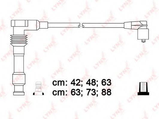 LYNXAUTO SPC5917 Комплект дротів запалювання