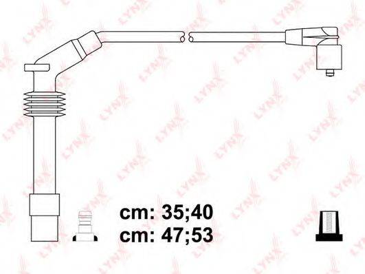 LYNXAUTO SPC5928 Комплект дротів запалювання