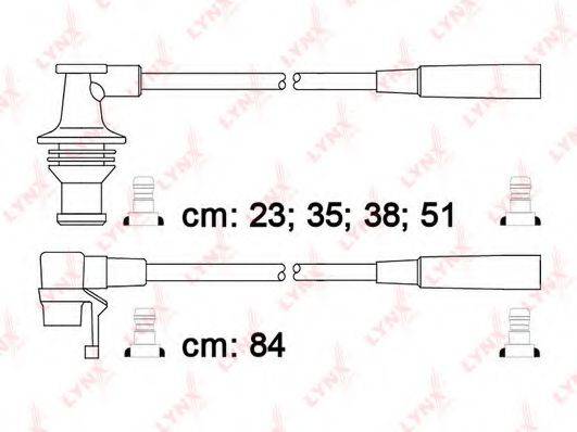 LYNXAUTO SPC6309 Комплект дротів запалювання