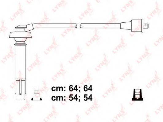LYNXAUTO SPC7113 Комплект дротів запалювання