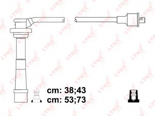 LYNXAUTO SPC7312 Комплект дротів запалювання