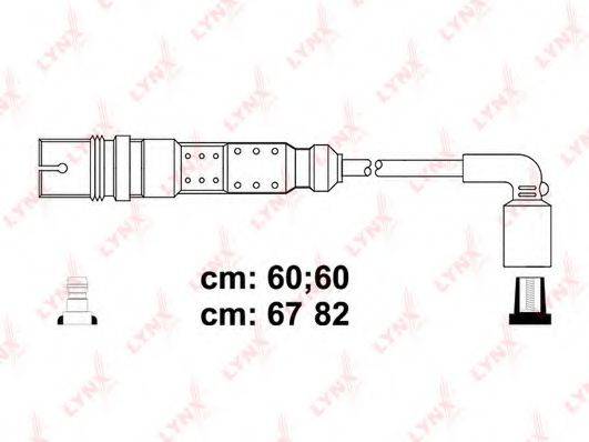 LYNXAUTO SPC8034 Комплект дротів запалювання
