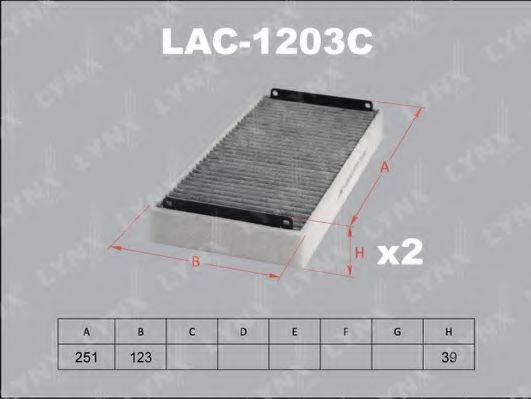 LYNXAUTO LAC1203C Фільтр, повітря у внутрішньому просторі