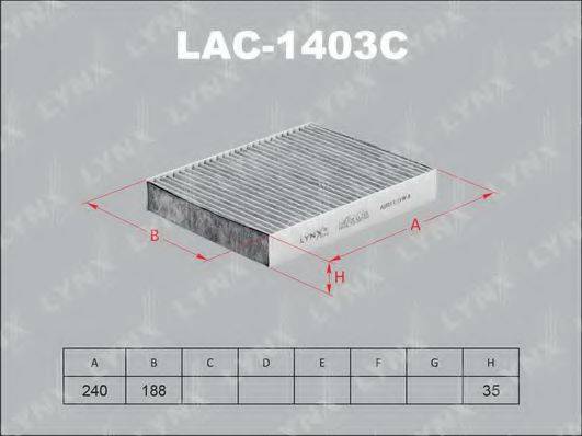LYNXAUTO LAC1403C Фільтр, повітря у внутрішньому просторі