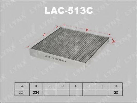 LYNXAUTO LAC513C Фільтр, повітря у внутрішньому просторі