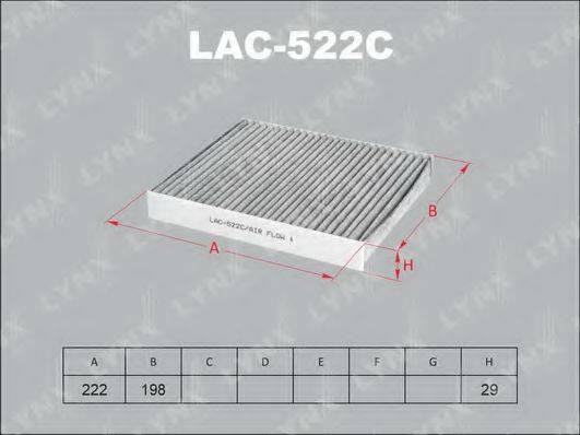 LYNXAUTO LAC522C Фільтр, повітря у внутрішньому просторі