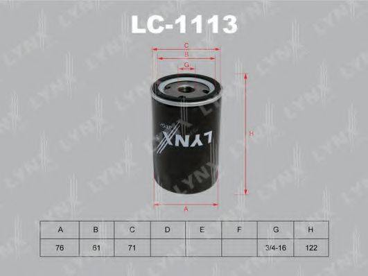 LYNXAUTO LC1113 Масляний фільтр