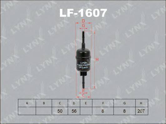 LYNXAUTO LF1607 Паливний фільтр