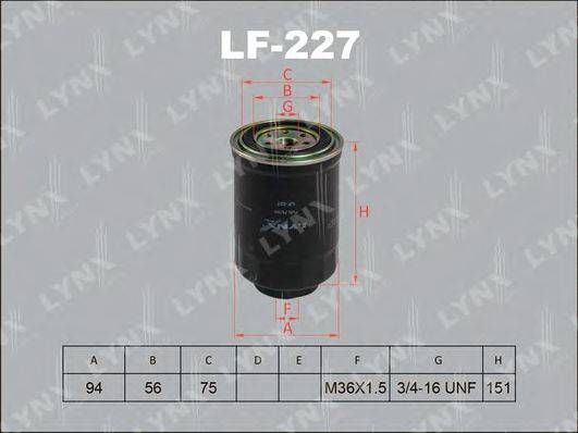 ISUZU 5-86133-624-0 Паливний фільтр