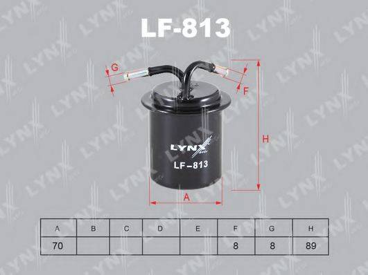 LYNXAUTO LF813 Паливний фільтр