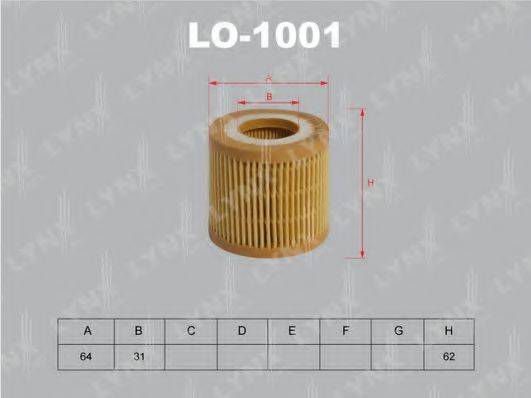 LYNXAUTO LO1001 Масляний фільтр