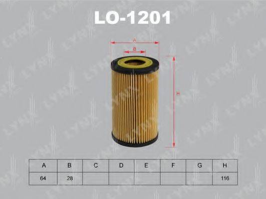 LYNXAUTO LO1201 Масляний фільтр