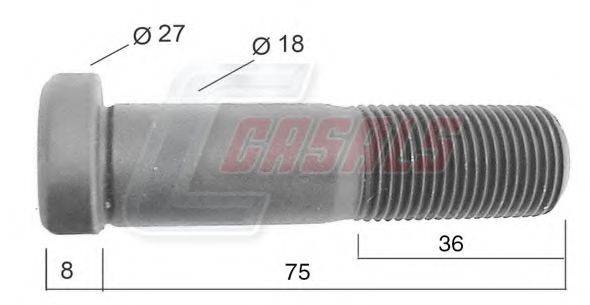 CASALS 21537 Болт кріплення колеса